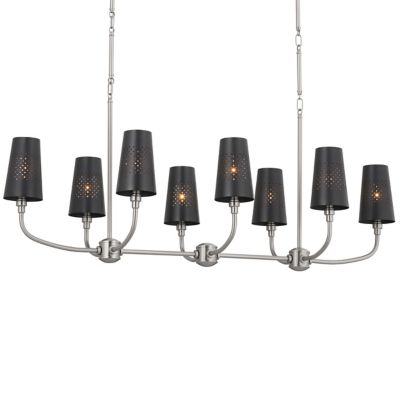 Kichler Adeena Linear Chandelier - Color: Silver - Size: 8 light - 52510CLP