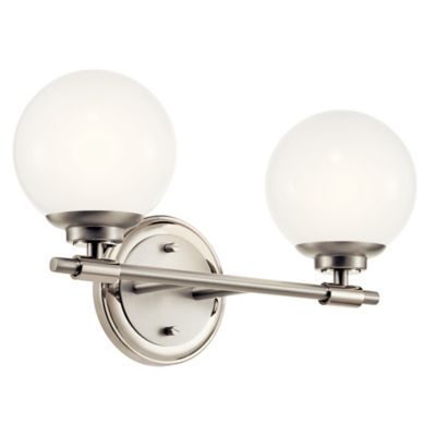 Kichler Benno Vanity Light - Color: Grey - Size: 2 light - 55171PN