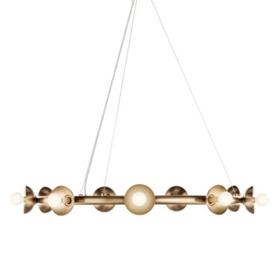 Kichler Palta Chandelier - Color: Bronze - Size: 34 - 52642CPZ