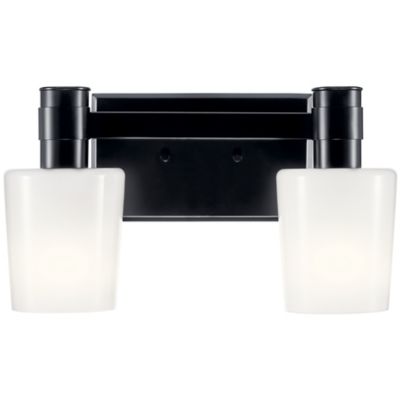 Kichler Adani Vanity Light - Color: Black - Size: 2 light - 55175BK