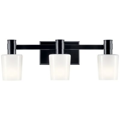 Kichler Adani Vanity Light - Color: Black - Size: 3 light - 55176BK