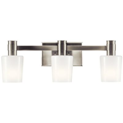 Kichler Adani Vanity Light - Color: Silver - Size: 3 light - 55176NI