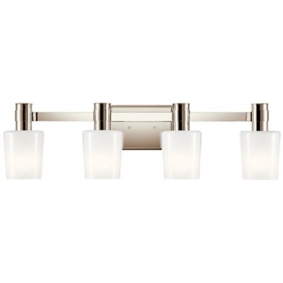 Kichler Adani Vanity Light - Color: Silver - Size: 4 light - 55177PN