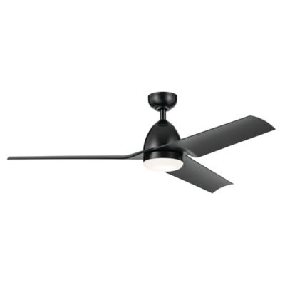 Kichler Fit LED Ceiling Fan - Color: Black - 310254SBK