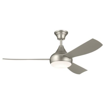 Kichler Ample LED Hugger Ceiling Fan - Color: Grey - 310354NI