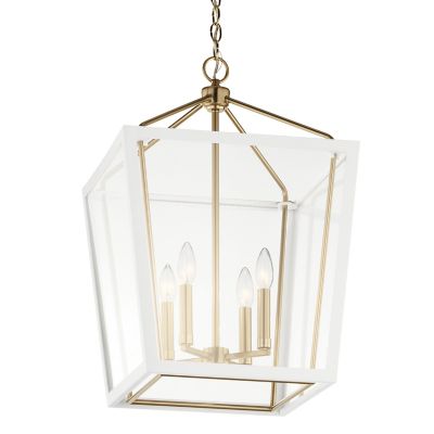 Kichler Delvin Pendant Light - Color: White - Size: 24 - 52619CPZWH