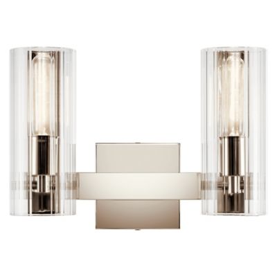 Kichler Jemsa Vanity Light - Color: Silver - Size: 2 light - 55167PN