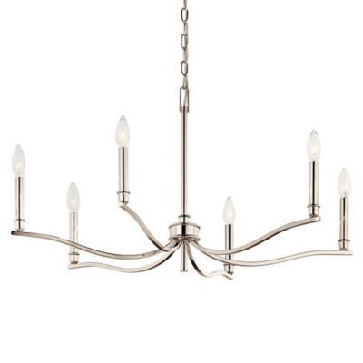 Kichler Malene Chandelier - Color: Silver - Size: Small - 52695PN