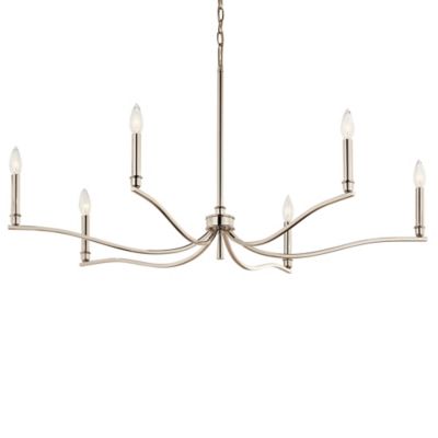 Kichler Malene Chandelier - Color: Silver - Size: Medium - 52696PN