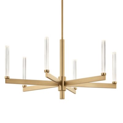 Kichler Sycara LED Chandelier - Color: Bronze - Size: Medium - 52667CPZ