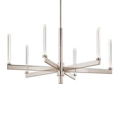 Kichler Sycara LED Chandelier - Color: Silver - Size: Medium - 52667PN