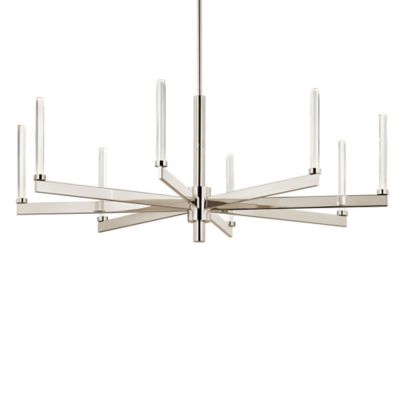 Kichler Sycara LED Chandelier - Color: Silver - Size: Large - 52668PN