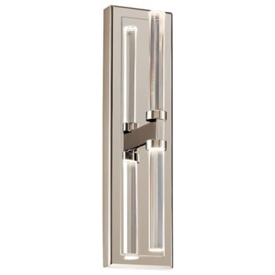Kichler Sycara LED Wall Sconce - Color: Silver - 52671PN