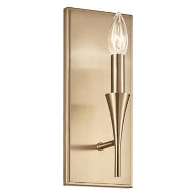 Kichler Alvaro Wall Sconce - Color: Brass - Size: 1 light - 52694CPZ