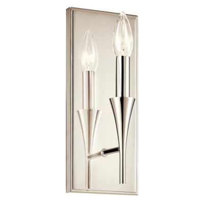 Kichler Alvaro Wall Sconce - Color: Silver - Size: 1 light - 52694PN