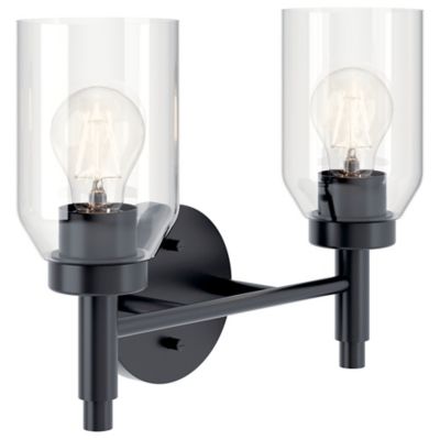 Kichler Madden Vanity Light - Color: Black - Size: 2 light - 55184BK