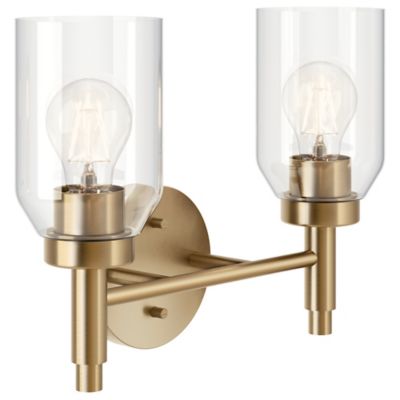 Kichler Madden Vanity Light - Color: Bronze - Size: 2 light - 55184CPZ