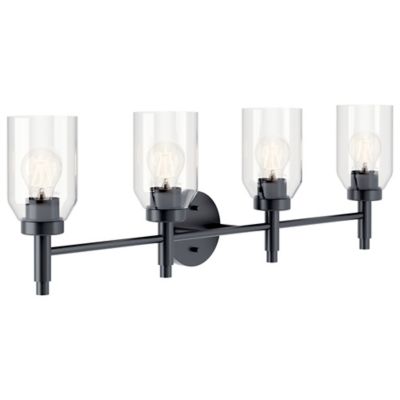 Kichler Madden Vanity Light - Color: Black - Size: 4 light - 55186BK