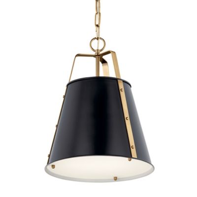 Kichler Etcher Pendant Light - Color: Black - Size: Small - 52710BK