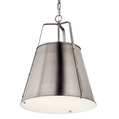 Kichler Etcher Pendant Light - Color: Silver - Size: Large - 52711CLP