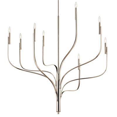 Kichler Livadia Chandelier - Color: Silver - Size: Large - 52675PN