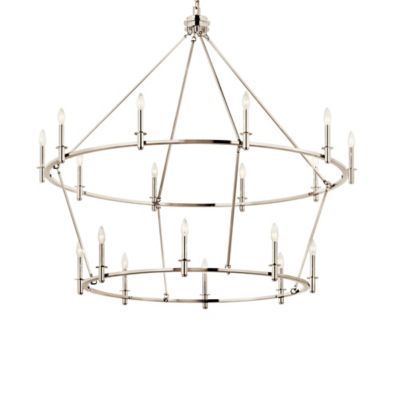 Kichler Carrick Two Tier Chandelier - Color: Silver - Size: 18 light - 5270