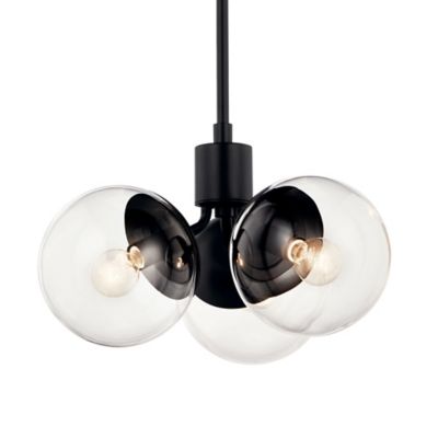 Kichler Silvarious Convertible Pendant Light / Semi-Flushmount - Color: Cle