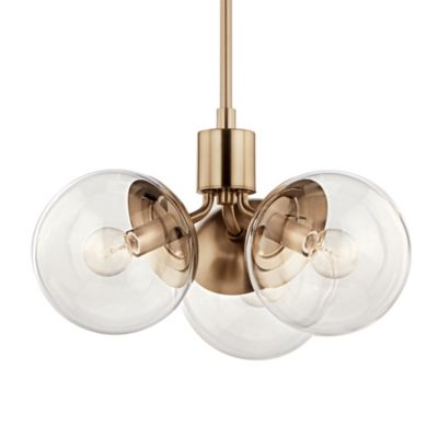 Kichler Silvarious Convertible Pendant Light / Semi-Flushmount - Color: Cle