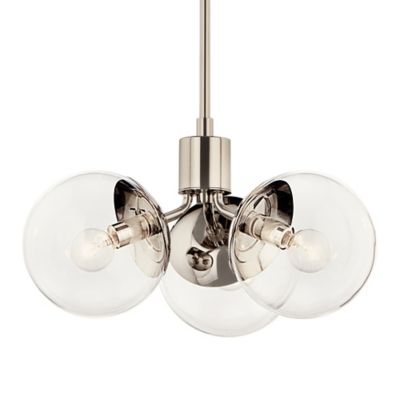 Kichler Silvarious Convertible Pendant Light / Semi-Flushmount - Color: Cle