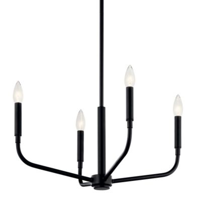 Kichler Madden Chandelier - Color: Black - Size: Small - 52716BK