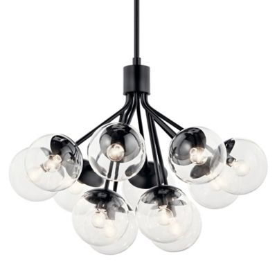 Kichler Silvarious Convertible Chandelier - Color: Black - Size: Medium - 5