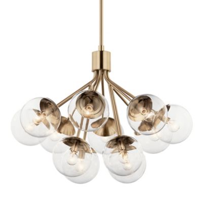 Kichler Silvarious Convertible Chandelier - Color: Brown - Size: Medium - 5