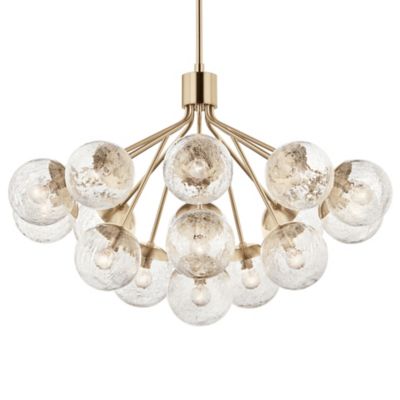 Kichler Silvarious Convertible Chandelier - Color: Brown - Size: Large - 52