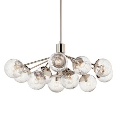 Kichler Silvarious Linear Chandelier - Color: Silver - Size: 12 light - 527