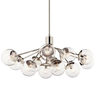 Kichler Silvarious Linear Chandelier - Color: Silver - Size: 12 light - 527