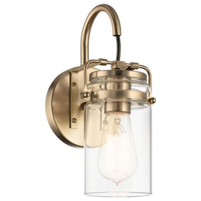 Kichler Brinley Wall Sconce - Color: Antique - Size: 1 light - 45576CPZ