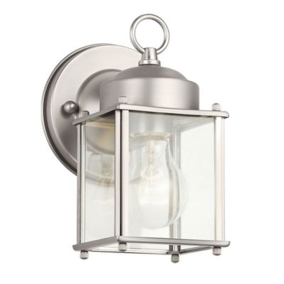 Kichler New Street Wall Lantern - Color: Silver - Size: 1 light - 9611SS