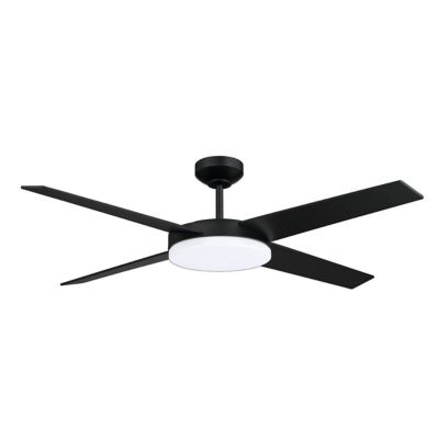 Kendal Lighting Lopro LED Ceiling Fan - Color: Black - Number of Blades: 4 