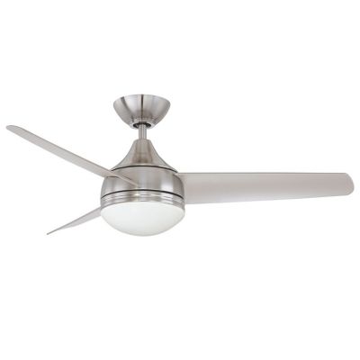 Kendal Lighting Moderno LED Ceiling Fan - Color: White - Blade Color: Satin