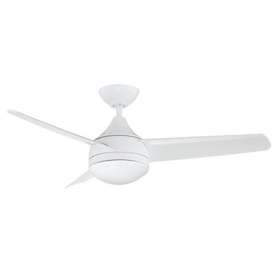 Kendal Lighting Moderno LED Ceiling Fan - Color: White - Blade Color: White