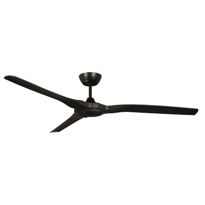 Kendal Lighting Radical Ceiling Fan - Color: Black - Blade Color: Black - A