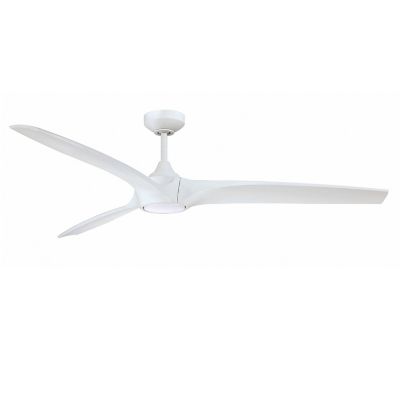 Kendal Lighting Paladin LED Ceiling Fan - Color: White - Blade Color: White