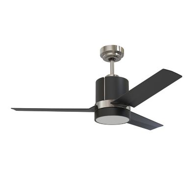 Kendal Lighting Trinity LED Ceiling Fan - Color: Black - AC24144-BLK/SN