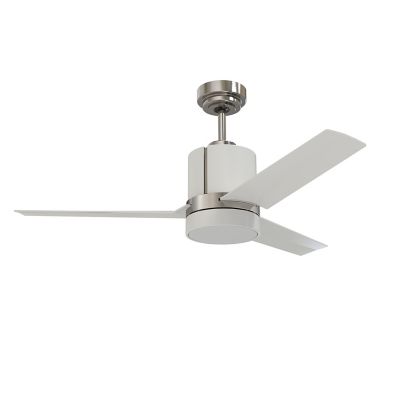 Kendal Lighting Trinity LED Ceiling Fan - Color: Silver - AC24144-WH/SN