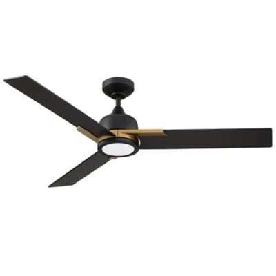 Kendal Lighting Triton 52-Inch LED Ceiling Fan - Color: Black - Blade Color