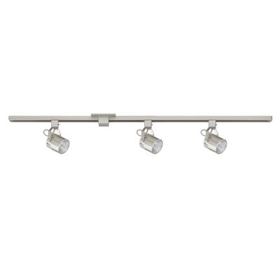 Kendal Lighting 3 Cylinder Track Lighting Kit - Color: Silver - Size: 3 lig