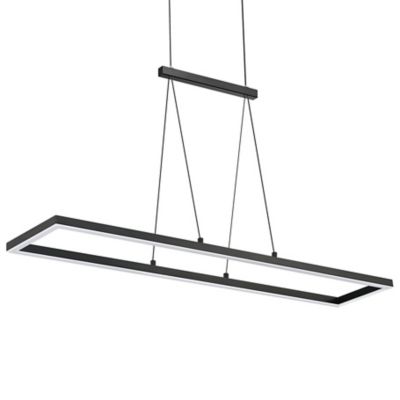 Kendal Lighting BIZA LED Island Pendant Light - Color: Black - Size: Small 