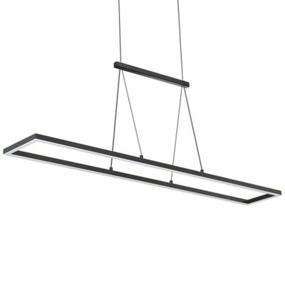 Kendal Lighting BIZA LED Island Pendant Light - Color: Black - Size: Medium