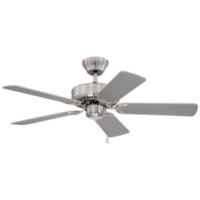 Kendal Lighting BUILDERS CHOICE Ceiling Fan - Color: Silver - Blade Color: