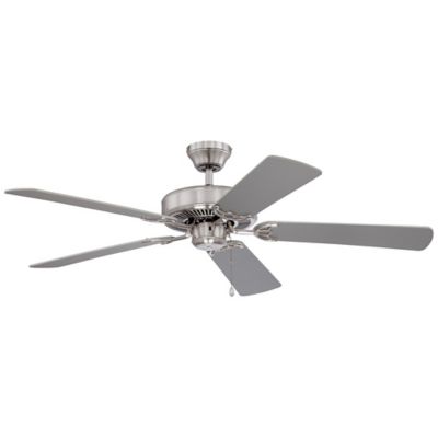 Kendal Lighting BUILDERS CHOICE Ceiling Fan - Color: Silver - Blade Color: